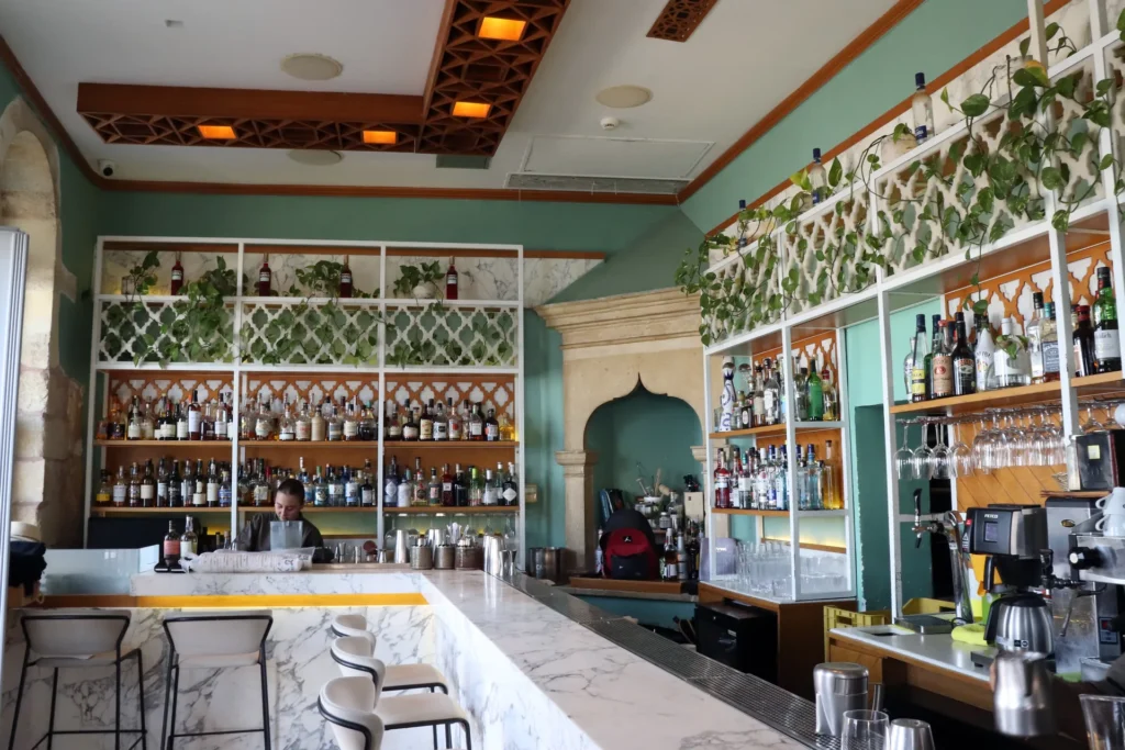 Interior of Pallas Restaurant in Chania