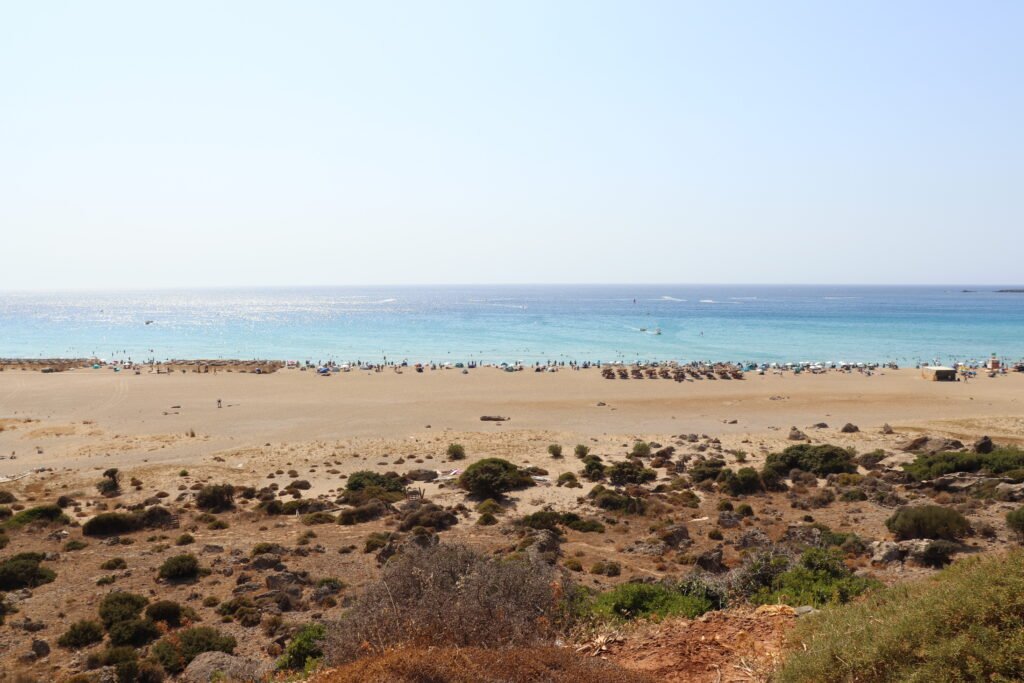 Panorama of Falasarna Beach