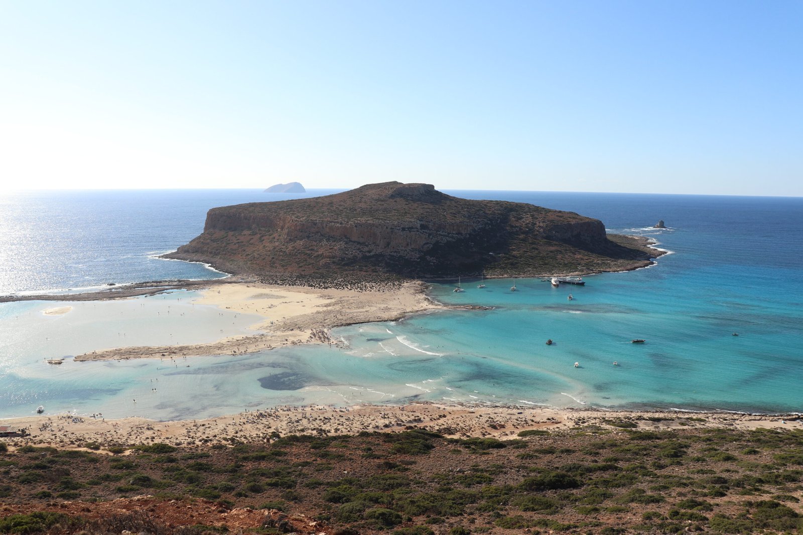 Balos Beach and Lagoon view from the main viewpoint — Gramvousa, Crete