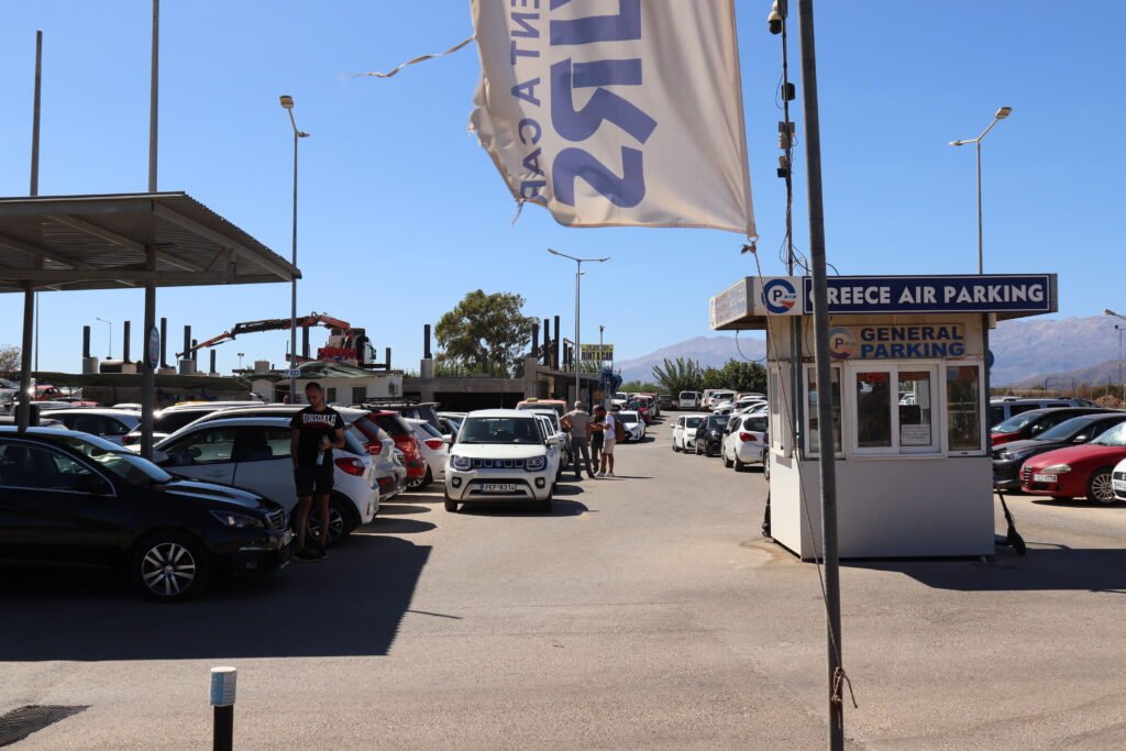 Greece Air Parking near Chania Airport with secured long-term and short-term parking