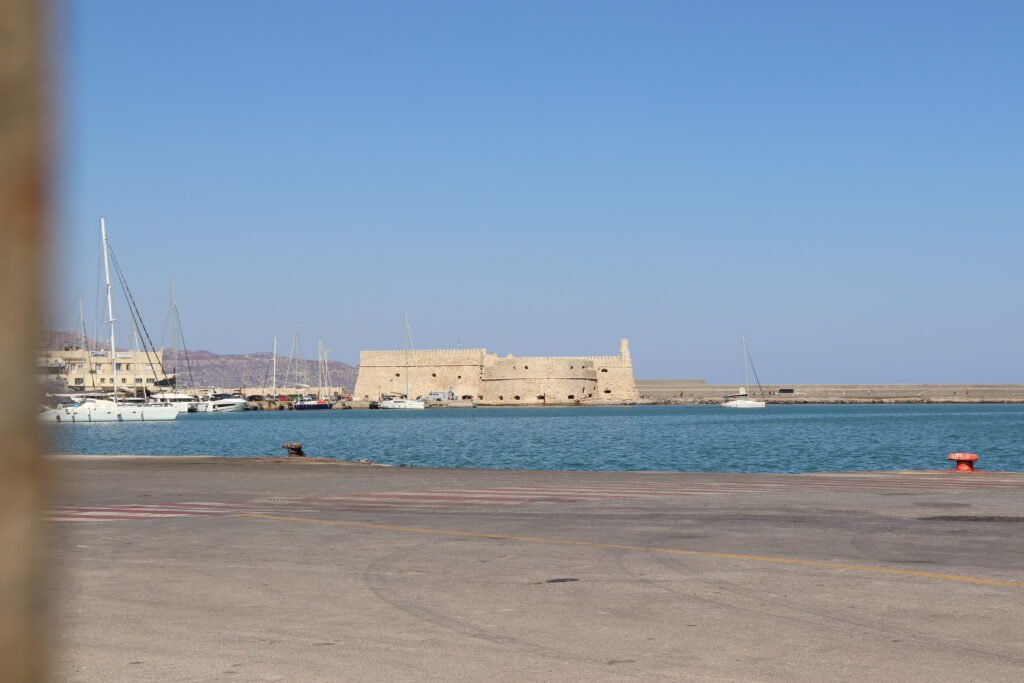 Koules Fortress view from Heraklion Port waterfront