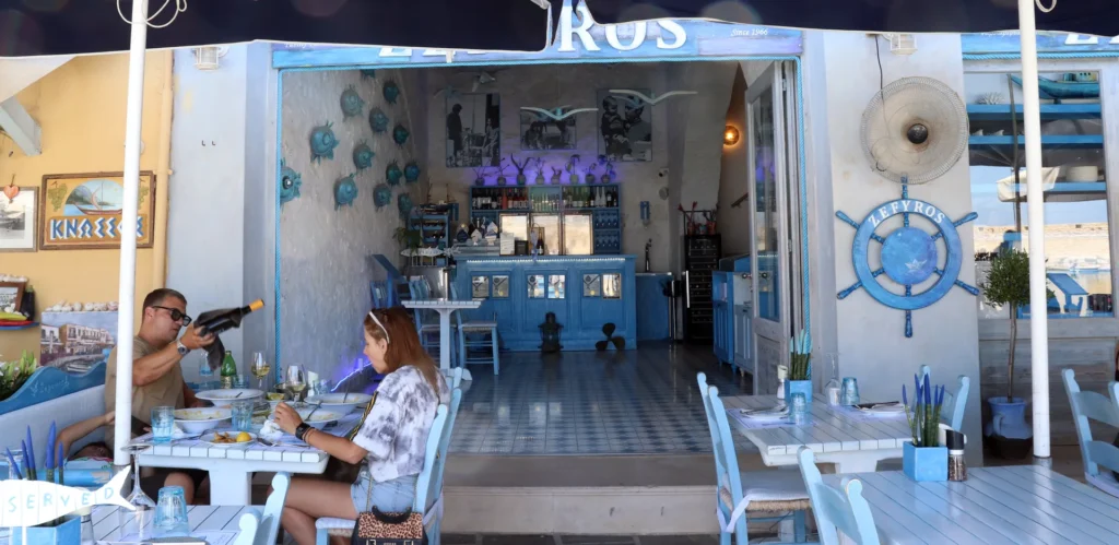 Seafood restaurant in the Old Town of Rethymno