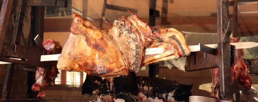 Traditional grilled meat in Rethymno Crete