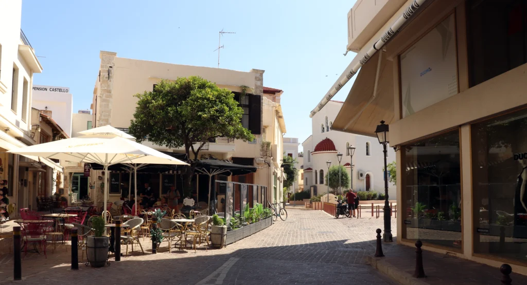 Small square in Rethymno Old Town