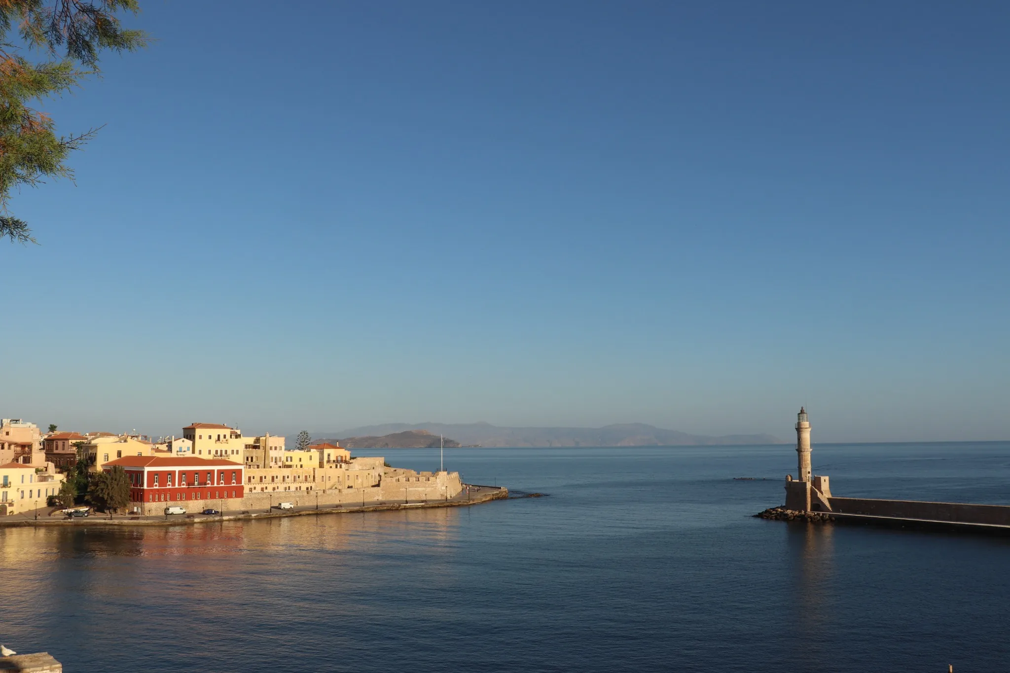 Chania Venetian Harbour and Lighthouse Chania Venetian Harbour and lighthouse in Crete