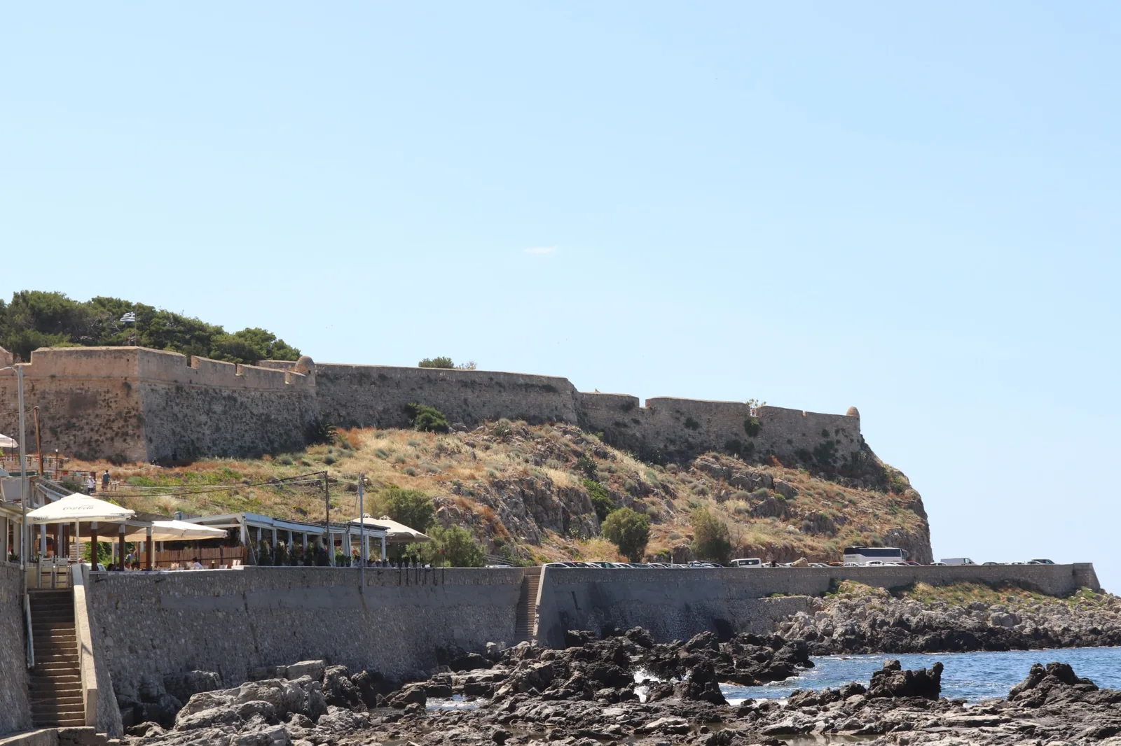 Fortezza of Rethymno above the waterfront